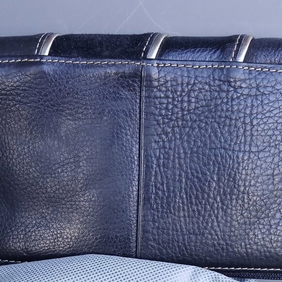 Fossil Vintage Passport Travel Suede/Leather Zipper Wallet - Unisex - Picture 5 of 5